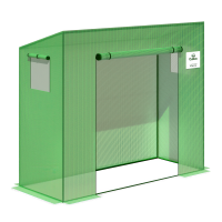 Seră din plastic pentru roșii 200x77 verde