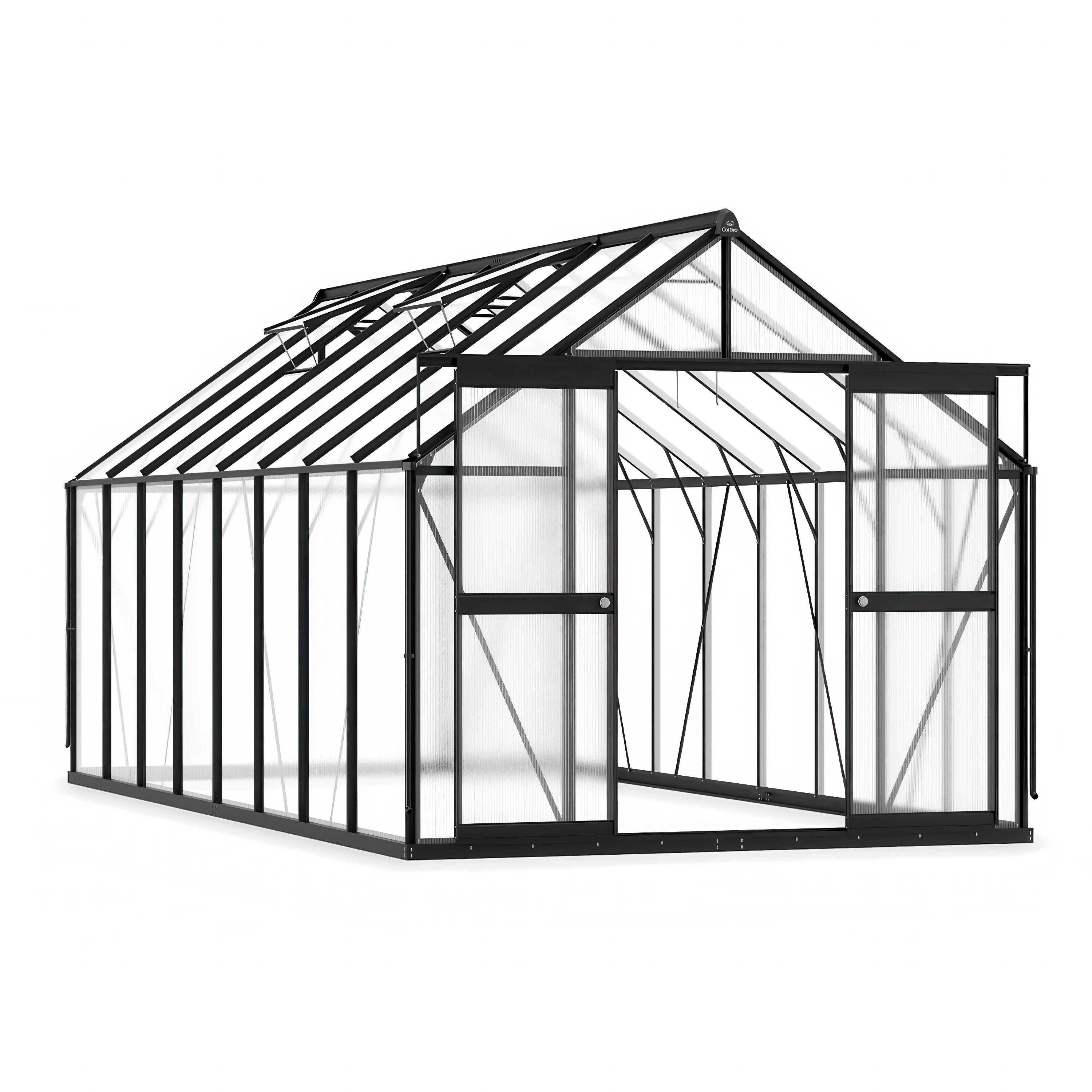 szklarnia sylva 244x489 black