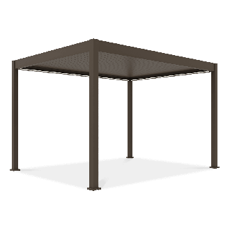 Pergola automatyczna ELEGANCE AUTOMATIC 3x4 z oświetleniem LED Taupe - Gutroof
