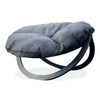 Tiga fotoliu de grădină din lemn Czillo grafit - TIMBER