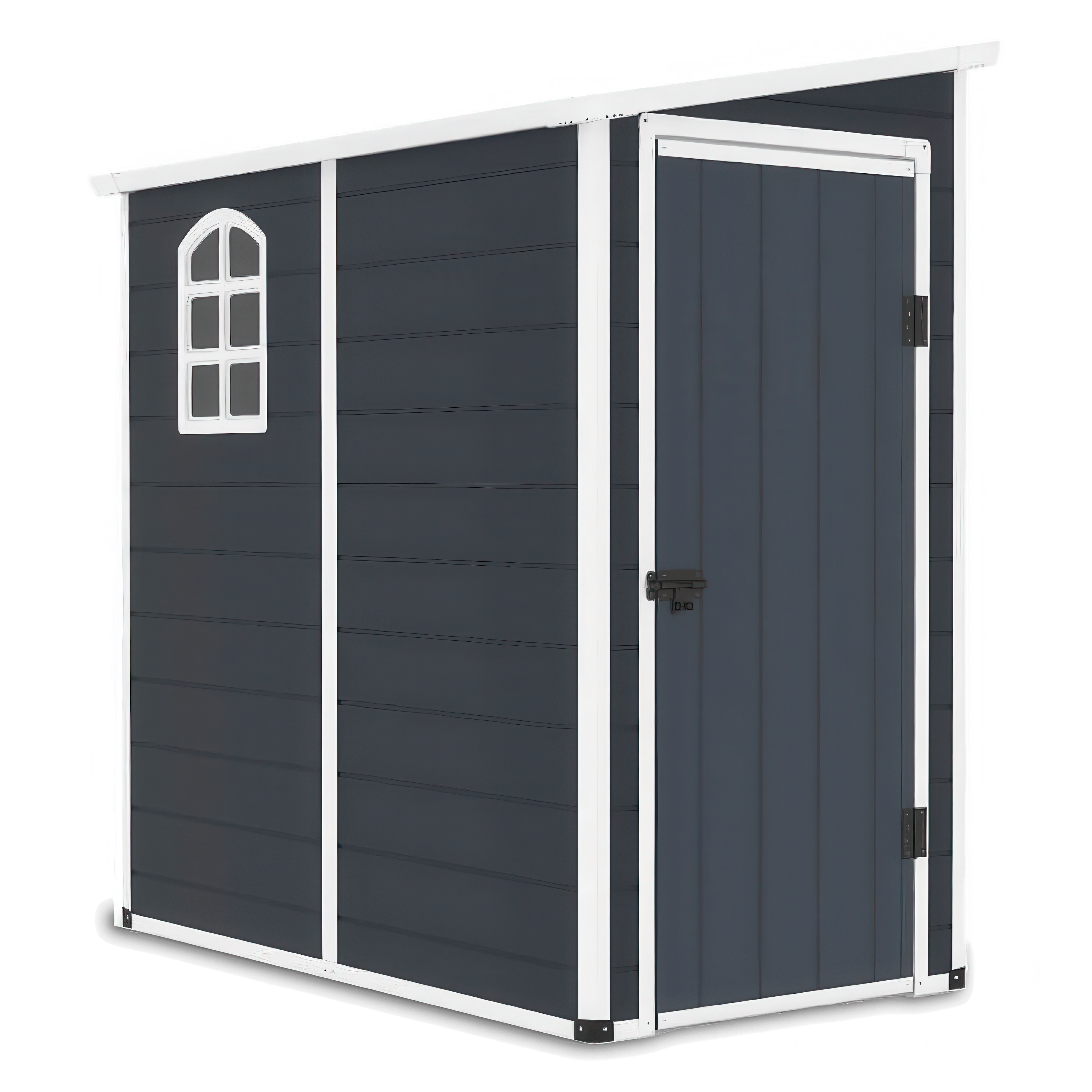 Casă de grădină BOSTON 109x192cm Cold Grey - Hardmaister