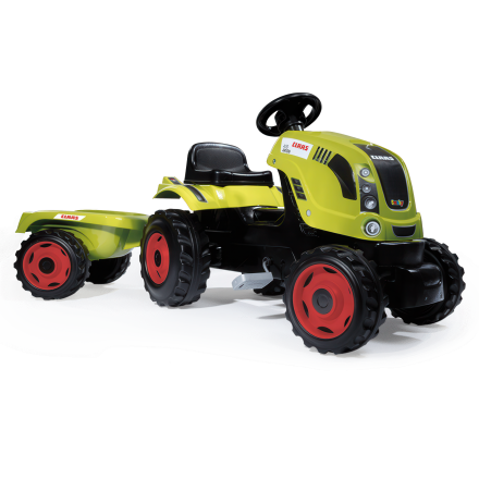 Tractor cu pedală Claas XL cu remorcă - Smoby