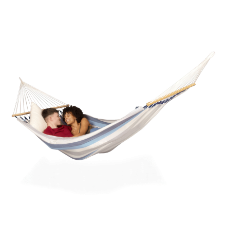 ALISIO Hamac dublu cu bară cu sare de mare - LA SIESTA