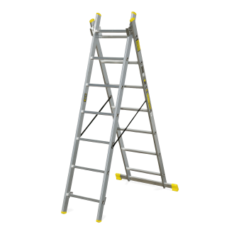 Scară cu două picioare din aluminiu BS-DW2x7 - BAYERSYSTEM