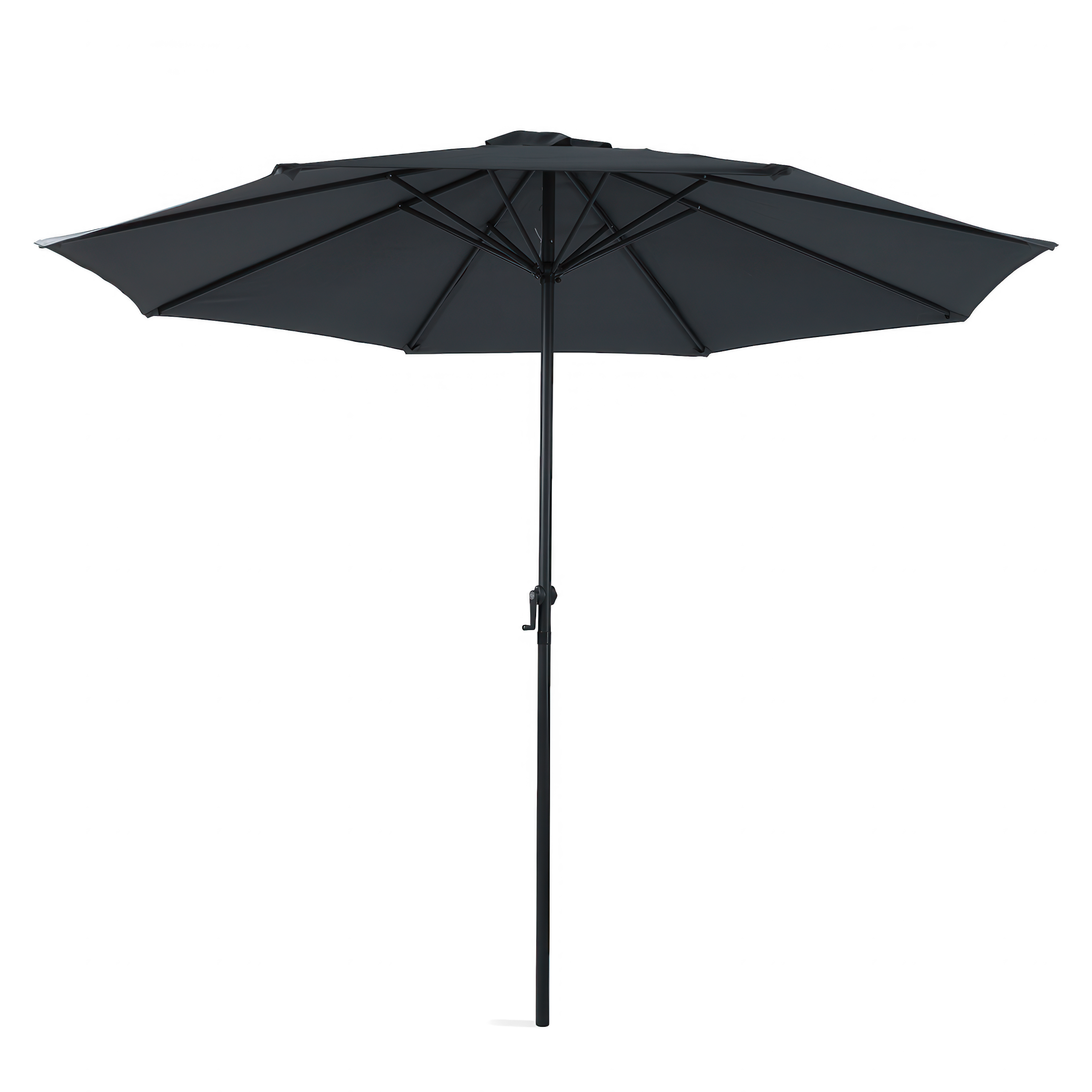 Rozłożony parasol Moorea z masztem centralnym