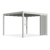 Panou vertical orb pentru pergola ELEGANCE/DELUXE/FUSION 1.3 m Alb - Gutroof