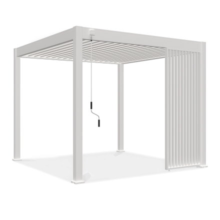 Panou vertical orb pentru pergola ELEGANCE/DELUXE/FUSION 1 m Alb - Gutroof