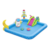 Centrul de joacă cu apă Little Astronaut cu tobogan - BESTWAY 53126