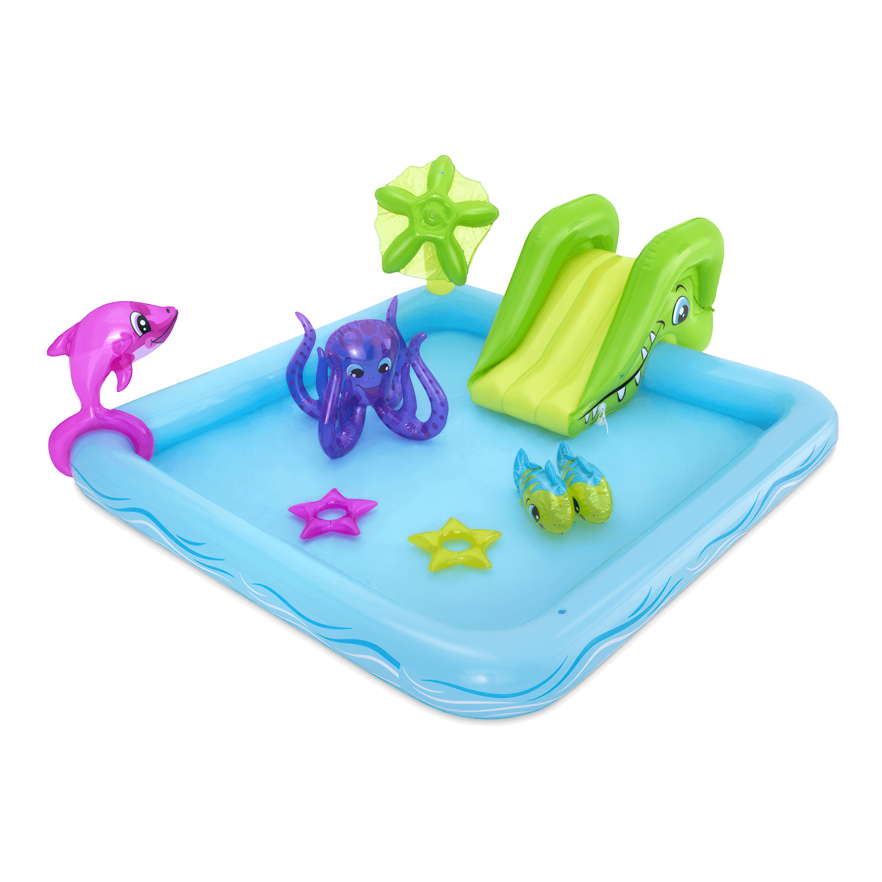 Spațiu de joacă cu apă Fantastic Aquarium 2,4 x 2 x 0,86 m - BESTWAY 53052