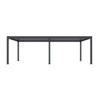 Pergola elektryczna tarasowa z oświetleniem DELUXE PRO AUTOMATIC 4x8 Anthracite - Gutroof