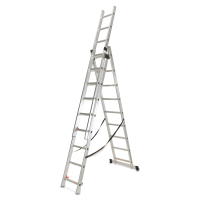 Scară multifuncțională din aluminiu Solid Regular, 3x9 - Hardmaister