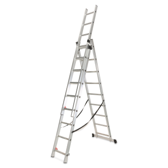 Scară multifuncțională din aluminiu Solid Regular, 3x9 - Hardmaister