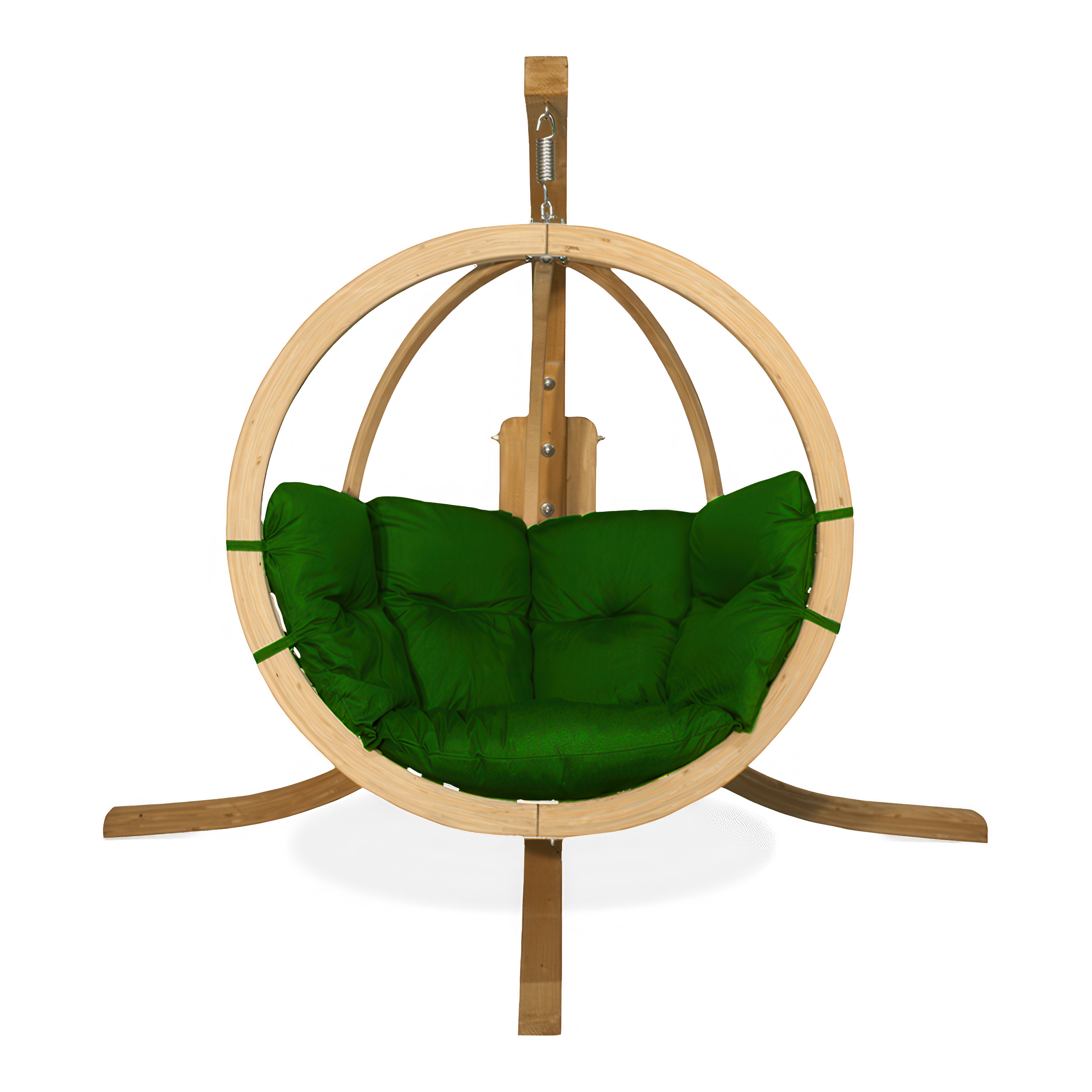 O-ZONE fotoliu suspendat din lemn Verde