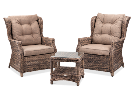 Zestaw wypoczynkowy TRIVENTO DUO Brown