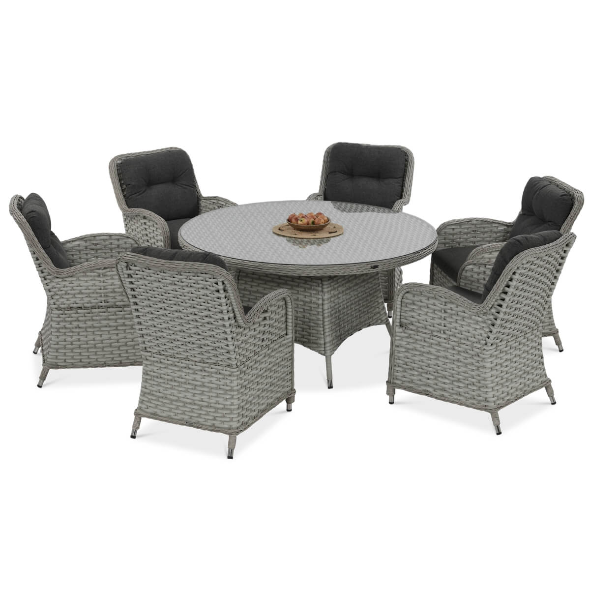 Zestaw mebli technorattanowych z boku