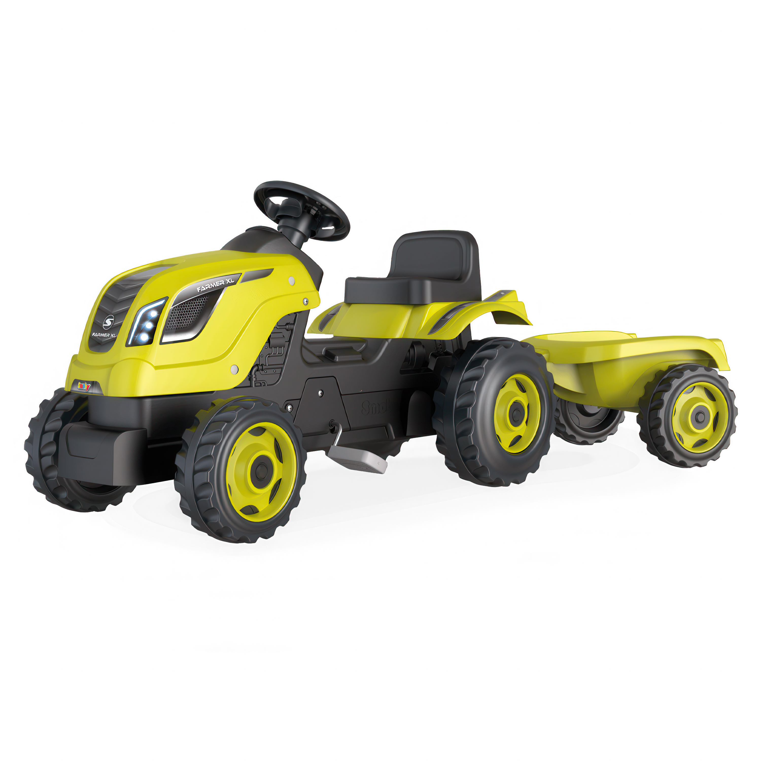 Traktor z przyczepką XL Zielony - Smoby