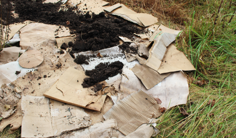 kartony wykorzystane do ści&oacute;łkowania 