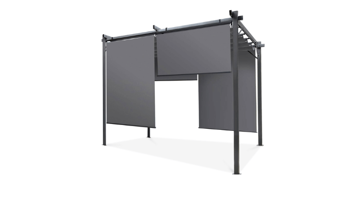 Copertină de terasă SPRINT PLUS 3x3 Antracit/Gri - HARDMAISTER